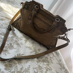 Rebecca Minkoff Vintage Tan Leather Shoulder Bag